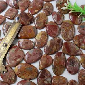 2025 Top Vente Breccia Jasper Cabochon Gemmes Pierre Naturelle Forme Mixte Taille Lisse Pierres Lâches Personnalisable En Gros Bijoux Lot - Product Image 5