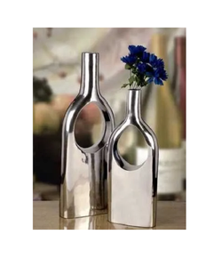 <b>Set</b> of <b>3</b> Modern Handmade Aluminium Flower <b>Vase</b> New Design Table Top Decoration Wholesale from Manufacturer Supplier - Product Image 3