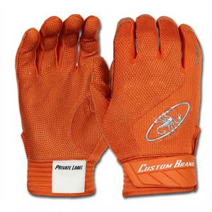 Gants de frappe de baseball de haute qualité à étiquette privée personnalisée, vente en gros, doux, antidérapants, anti-chocs, gants de frappe de softball pour jeunes - Product Image 6