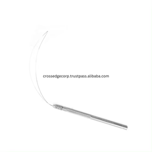 Outils d'extension de cheveux personnalisés Aiguilles de type C Aiguille à coudre en acier inoxydable Aiguilles en cuir incurvées Aiguille à tisser en forme de C - Product Image 6