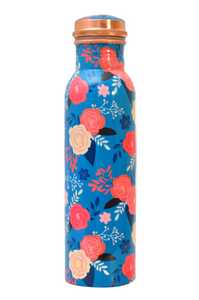 ขวดน้ำทองแดงทำมือขวดน้ำทองแดงพิมพ์ลายขวดทองแดงดีไซน์ล่าสุด - Product Image 2