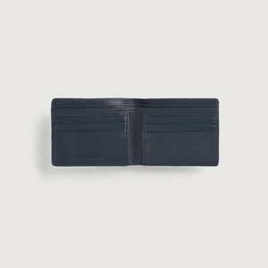 Voren Luxury Bi-fold <b>Wallet</b> Blue Genuine Leather Alligator Pattern RFID Blocking Flap Closure Short Length Embossed Vintage - Product Image 4