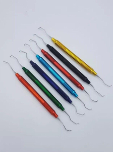 Bone Bridge Gracey High Quality A+ Grade 7-Piece Multicolor Curette Stainless Steel Periodontal Dental Filling Instrument CE - Product Image 5