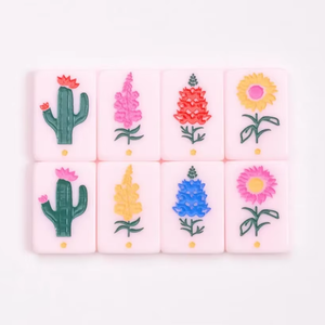 Logo impreso Lucite American Mah Jong Set Juego de viaje de una sola capa Juegos de Mahjong personalizados de acrílico de lujo - Product Image 1