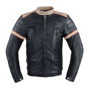 Fabricante de Chaquetas de Cuero con Corte Automatizado al por Mayor, Chaqueta de Cuero para Motociclistas para Hombre, Chaquetas de Diseño OEM para Motociclistas Nuevas - Product Image 1