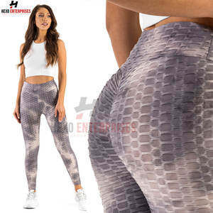 Mallas de Yoga de alta calidad para mujer, ropa de entrenamiento de cintura alta de Color sólido, mallas de diseño único, talla XL - Product Image 6
