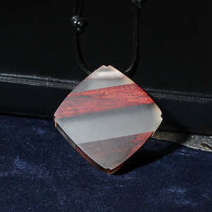Design moderne Vintage Unisexe À La Mode Bois Résine Époxy Collier Pendentif collier mode bijoux accessoires femmes - Product Image 2