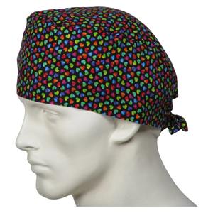 Gorro transpirable con logotipo de impresión personalizado, gorro elástico con cierre de lazo en la espalda, gorro médico de hospital, gorro quirúrgico, gorros de fregado de gran tamaño - Product Image 4