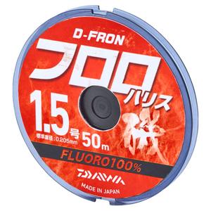 Ligne de pêche DAIWA D-FRON Fluoro Harisu 40-50m (Numéro : 1/1.25/1.75/2/2.5/3/4/5) - Product Image 3