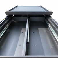 Boîte de chargement en aluminium pour camionnette RAM 1500 avec benne de 6,4 pieds et points de fixation