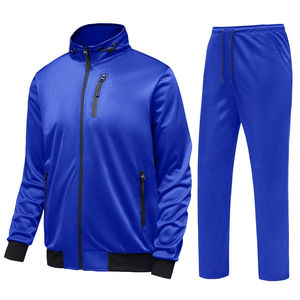 Fabricant professionnel à faible MOQ, survêtement d'hiver pour homme de haute qualité, logo personnalisé, tissu en polaire polyester, ensemble pour homme - Product Image 2