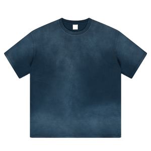Qualité supérieure 2025 prix de gros impression personnalisée Logo t-shirt 250 GSM 100% coton lourd soleil délavé à l'acide T-shirt pour hommes - Product Image 6