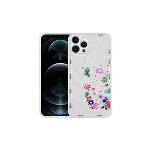 Étui de protection en silicone rigide à motifs Netzy White Cat Design pour iPhone 12 Pro Plus Protection du téléphone - Product Image 1