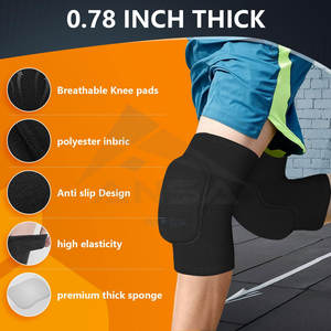 Genouillères douces et respirantes pour hommes, femmes et enfants, genouillère de protection pour le volley-ball, le football, la danse, le yoga, le tennis, la course à pied, le cyclisme - Product Image 3