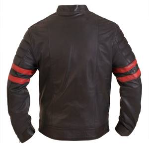 Chaqueta de moto de piel de vaca transpirable de alta calidad con diseño personalizado más vendida, chaquetas informales de invierno para hombre - Product Image 3