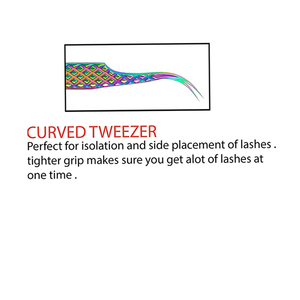Pinzas de Acero Inoxidable Hechas en Pakistán para Extensión de Pestañas con Logotipo Personalizado para un Estilo de Pestañas con Punta Curva - Product Image 4