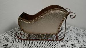 Nouvel arrivage Bougeoir décoratif de Noël en poudre noire pour la fête de Noël en traîneau Décoration intérieure et extérieure de grande taille - Product Image 6