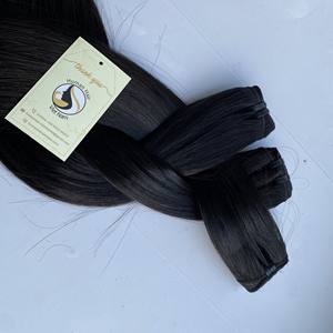 Mechones de pelo de templo indio sin procesar, pelo alineado de cutícula virgen, 12A, sin enredos, sin caída, doble estiramiento - Product Image 5