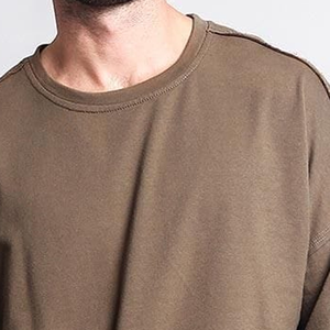 เสื้อยืดผู้ชายทรงโอเวอร์ไซส์ ยี่ห้อ SWIS INTERNATIONAL รุ่นยอดนิยมขายส่ง น้ำหนัก 180 กรัม ผ้าฝ้าย 100% สวมใส่สบาย ไม่เป็นขุย - Product Image 6