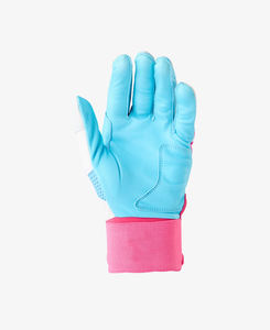 Recién llegado, guantes profesionales de bateo de béisbol para adultos, logotipo personalizado, correa de muñeca ajustable transpirable de cuero genuino - Product Image 3