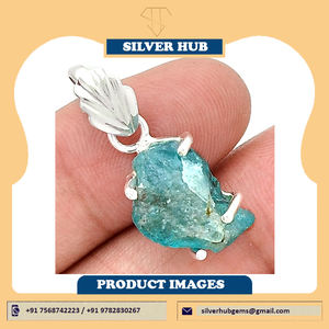 2022ร้อนขาย925เงินสเตอร์ลิง Apatite แฮนด์เมดง่ามจี้สำหรับขาย - Product Image 6