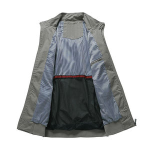 Chaqueta Cortavientos de Invierno para Hombre, Cuello Alto, Casual, Transpirable, Ecológica, de Secado Rápido y Ligera, Tendencia 2025 - Product Image 6