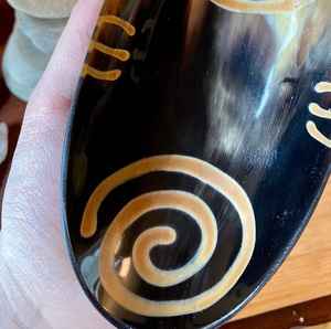 Cuenco de cuerno de buey hecho a mano de lujo para uso doméstico y en restaurantes - Product Image 4