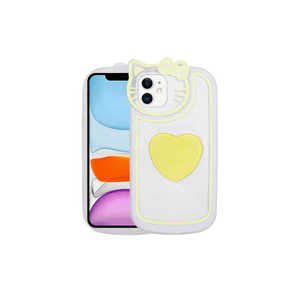 เคสซิลิโคนใสรูปแมวสุดเท่สำหรับ iPhone 12ฝาหลังที่ป้องกันอย่างมีสไตล์พร้อมช่องเสียบแบบป๊อป - Product Image 1