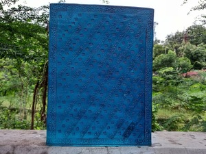 Journal en cuir A5/A4 extra large fait à la main carnet à spirale personnalisable planificateur fil à couverture souple couture reliure boîte-cadeau - Product Image 4