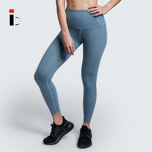 Fashion Custom Gym Fitness Wear Breathable <b>Mesh</b> Custom Yoga Pants Pockets Yoga <b>Leggings</b> for Women 2023/2024 - Product Image 3