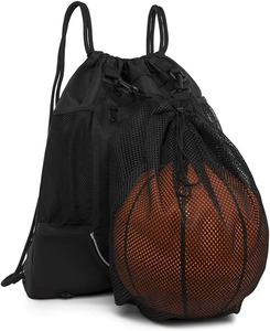 กระเป๋าเป้สะพายหลังบาสเก็ตบอลแบบเชือกรูดที่ทนทานสำหรับทุกเพศทำจากไนลอนพร้อมสายรัดความสะดวกสบาย30-40L ความจุ - Product Image 1