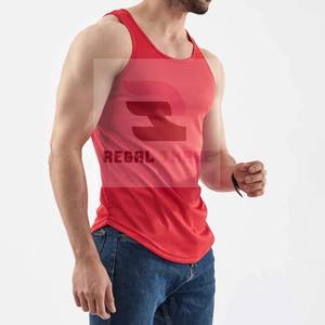 Camiseta sin mangas para hombre personalizada, ropa de gimnasio transpirable con estilo informal para hombre - Product Image 4