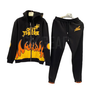 Cómodos y ligeros chándales con estampado de soplo para hombres corriendo chándales con estampado de soplo para hombres - Product Image 1