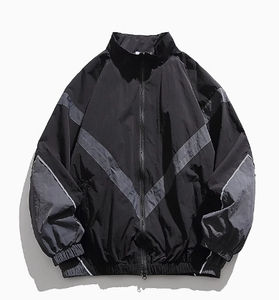 Personnalisé 2025 automne nouveau hommes couleur col montant séchage rapide extérieur lâche coupe-vent veste décontracté Coatsnow veste - Product Image 3