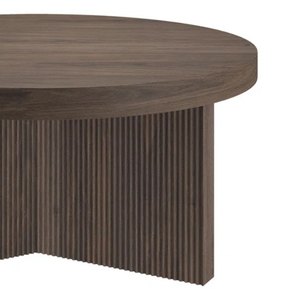 Table basse ronde en bois meubles de salon bois récupéré pour meubles de salle à manger et décorations pour la maison - Product Image 5