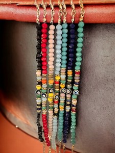DAFNI BIG PAZAR Bracelet Bohème Perlé Promotionnel en Pierre Naturelle Fait Main Unisexe Cadeau Istanbul pour la Fête des Mères la Saint-Valentin - Product Image 5
