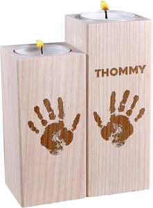 Bougeoirs en bois personnalisés en gros différentes tailles et couleurs pour la décoration de la maison et de l'hôtel pour Noël - Product Image 6