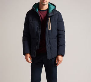 เสื้อแจ็คเก็ตแฟชั่นฤดูหนาวสำหรับผู้ใหญ่ เสื้อแจ็คเก็ตพัฟเฟอร์มีฮู้ดสำหรับฤดูหนาวที่ให้ความอบอุ่นสำหรับผู้ชาย เสื้อโค้ทพัฟเฟอร์สำหรับใส่ด้านนอก เสื้อแจ็คเก็ตพัฟเฟอร์สำหรับผู้ชาย - Product Image 2