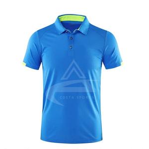 เสื้อโปโลผู้ชายแบบเท่ๆคุณภาพสูงผ้าถักลายสีล้วนสวมใส่สบาย - Product Image 6