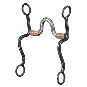 Fleece forrado de cuero Noseband Hackamore con mejillas de acero inoxidable Bits occidentales Tarifa al por mayor Personalización OEM 2025 - Product Image 3