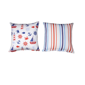 Housse de coussin en coton à thème nautique, modèle 2026, la plus vendue, à prix économique, pour la maison et l'hôtellerie, motif imprimé, décoration de salon - Product Image 6