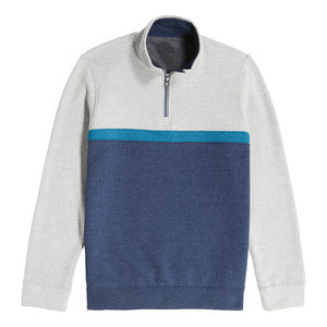 Suéter de invierno con cremallera de ajuste relajado informal transpirable para exteriores de alta calidad tejido a mano para hombre - Product Image 3