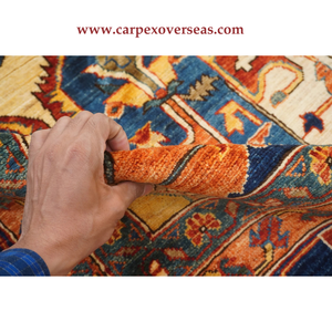 Alfombra de lana hecha a máquina de estilo afgano de último diseño, lo mejor para regalar para acampar, ejercicio, uso de oración, lavable y antimicrobiano - Product Image 4