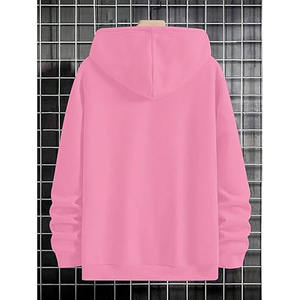 Sweat à capuche décontracté pour homme en tissu polaire doux, coupe confortable, séchage rapide, respirant pour un usage quotidien - Product Image 2