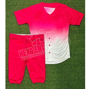 Maillots de baseball de sublimation personnalisés, vêtements de sport respirants, uniformes de baseball en gros, meilleure qualité - Product Image 3