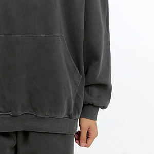 Vêtement décontracté à prix avantageux avec capuche réglable pour l'hiver, prix d'usine pour les acheteurs en gros, design avec poches kangourou et capuche 2026 - Product Image 4