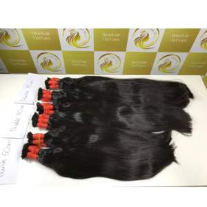 ผมต่อยืดผมแบบเรีย2x เวียดนามสำหรับต่อผมหนาใช้น้ำยาฟอกขาวสำหรับต่อผม4/2x6เครื่องจักรผมปลอม100% คุณภาพเยี่ยม - Product Image 2