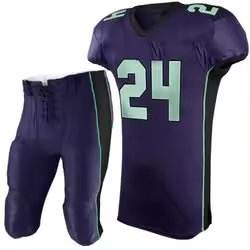 Uniformes de fútbol americano unisex de alta calidad: camisetas de fútbol de poliéster con impresión de nombre personalizado - Product Image 5