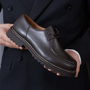 Zapatos Oxford de cuero formales, antideslizantes y resistentes al desgaste, para oficina, negocios y vestir. - Product Image 6