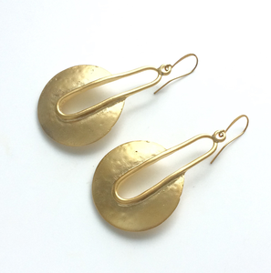 <b>Fashionable</b> Design Leaf Design Brass <b>Earring</b> Wedding Party Wearing Modern Brass <b>Earring</b> Western Look Hot Selling - Product Image 4